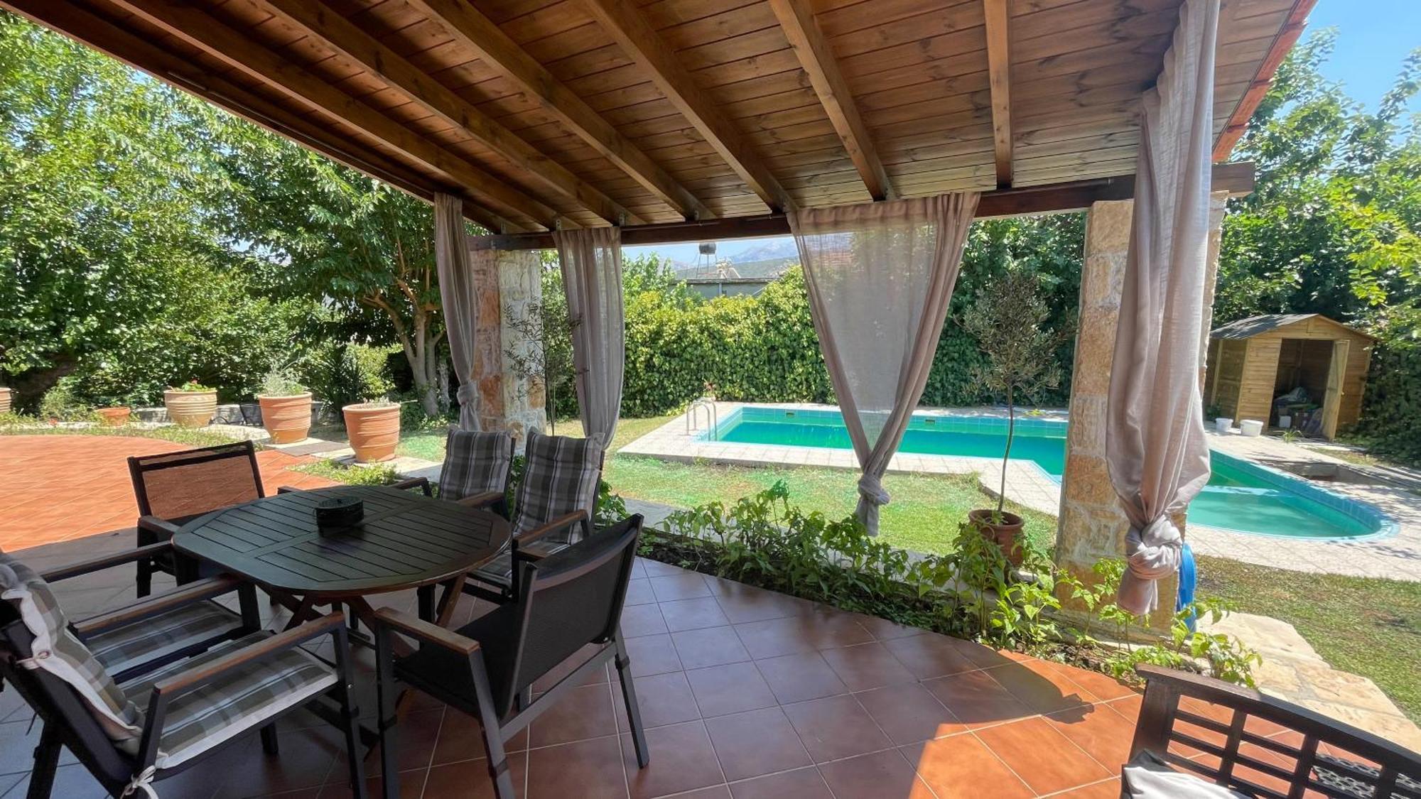 Villa Skine With Private Pool And Garden Chania  Exterior foto