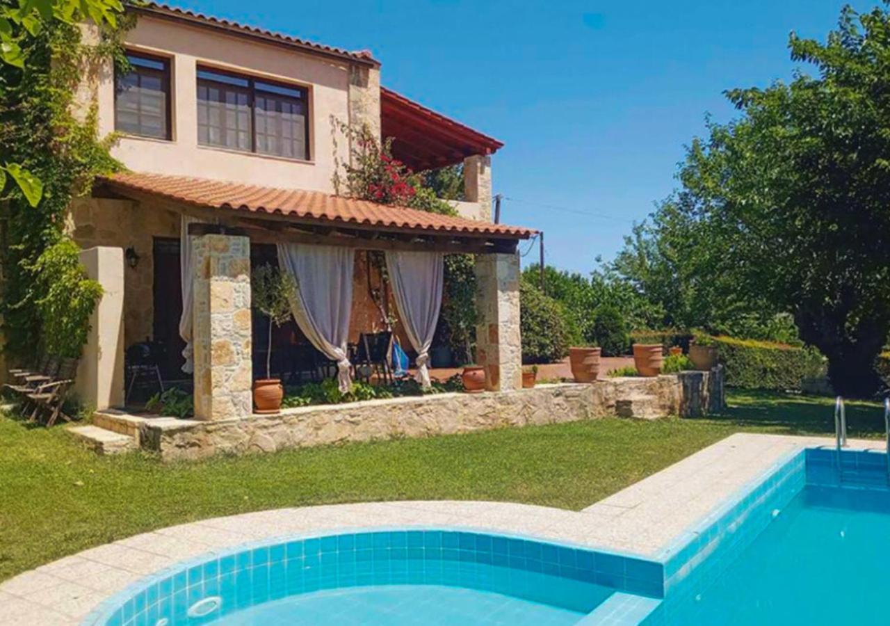 Villa Skine With Private Pool And Garden Chania  Exterior foto